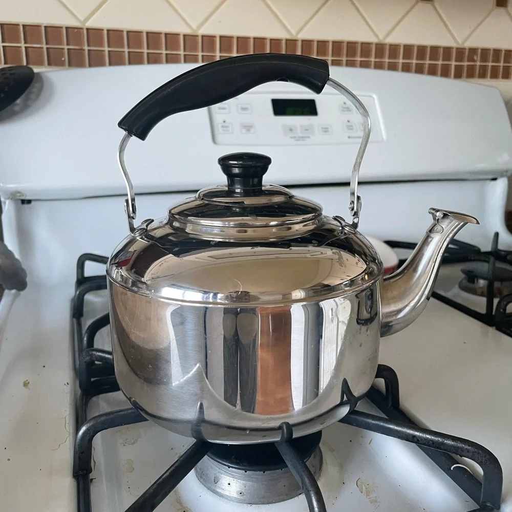 Stainless Steel Water Kettle Stovetop Anti Scald Handle size 2L